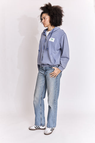 Sweatshirt zippé Arty Club manches longues