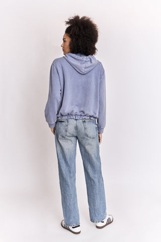 Sweatshirt zippé Arty Club manches longues