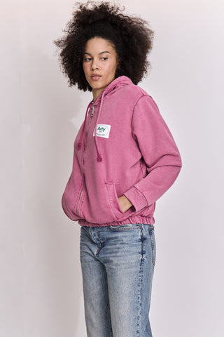 Sweatshirt zippé Arty Club manches longues