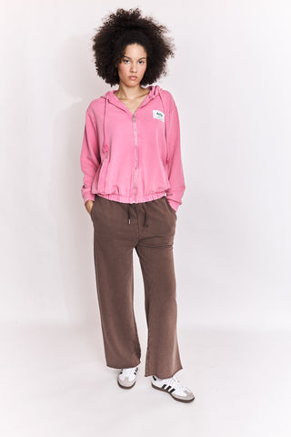 Sweatshirt zippé Arty Club manches longues