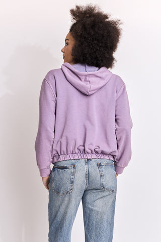 Sweatshirt zippé Arty Club manches longues